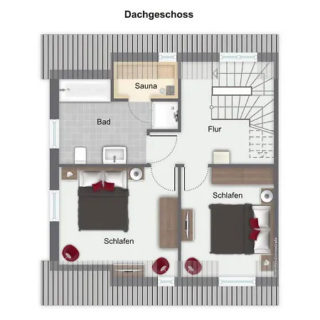 בית נופש Reethaus Am Mariannenweg 08a *